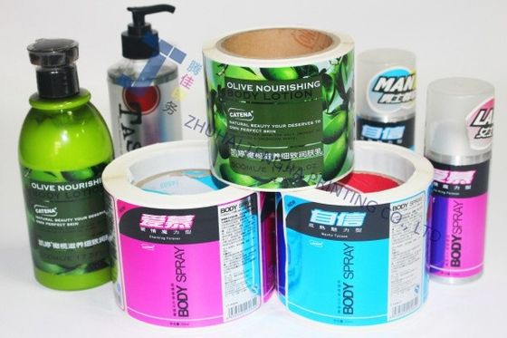 คุณภาพ  OEM Body Wash Labels Hand Wash Bottle Stickers Flexo Printing โรงงาน