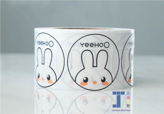 OEM รอบรูปสติ๊กเกอร์สติ๊กเกอร์ Flexo พิมพ์เครื่องสําอาง