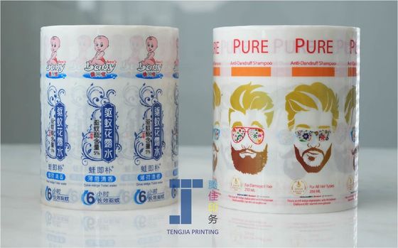 Flexo Printed Cosmetic Bottle Sticker ตราสติ๊กเกอร์สติ๊กเกอร์สติ๊กเกอร์สติ๊กเกอร์สติ๊กเกอร์สติ๊กเกอร์