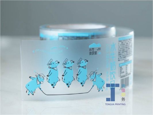 50ไมครอน-150ไมครอน Custom Transparent Label Roll Clear Packaging Stickers สติกเกอร์บรรจุสินค้า