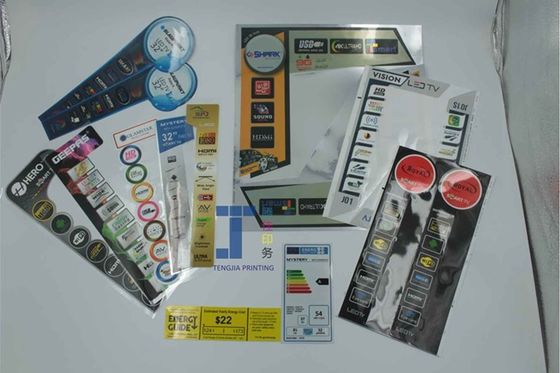 ใบสติ๊กเกอร์โปร่งพิมพ์ดิจิตอล Custom See Through Stickers With Pantone Color